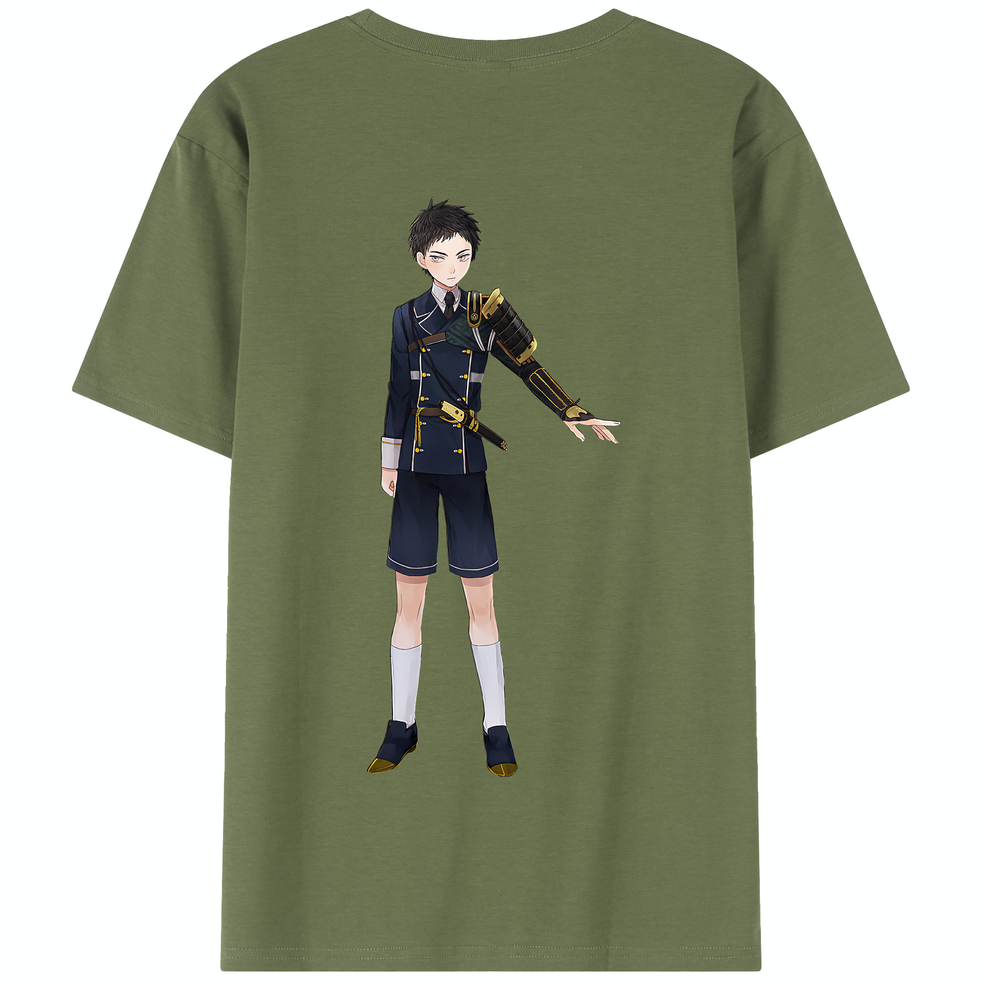 （画像用） 刀剣乱舞 Touken Ranbu 綿100％半袖Tシャツ（背面プリント）